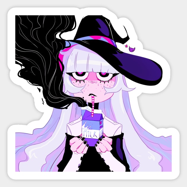 Spoiled Milk Sticker by rosywhitey